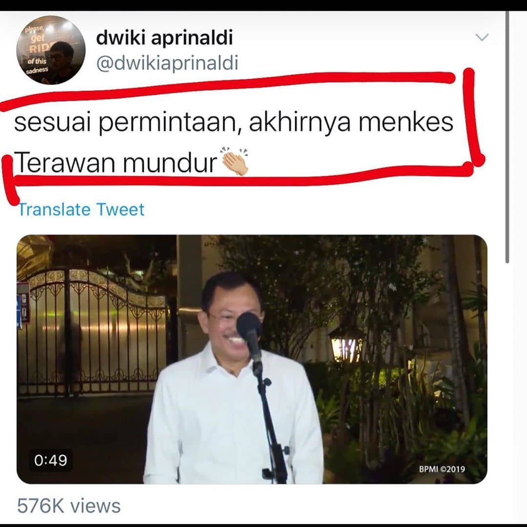 Fakta Video Menkes Terawan Mundur Jadi Viral Di Sosial Media Fakta Id